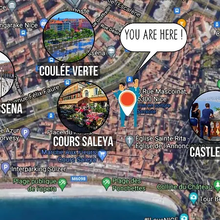 Nestor&jeeves - Rossetti Vieux - Old Town - Close Sea Apartment Nice